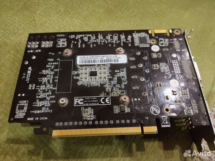 Видеокарта Geforce GTX560 1024MB gddr5