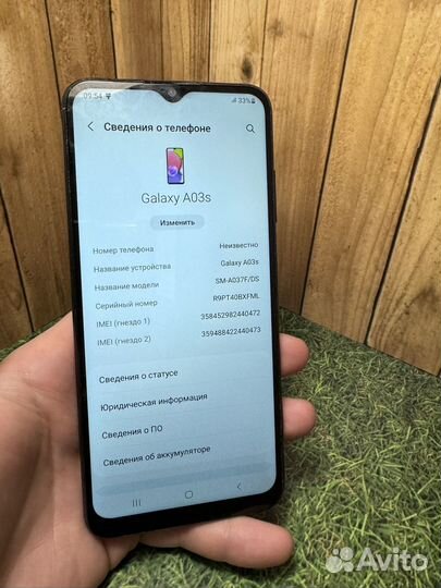 Samsung Galaxy A03s, 3/32 ГБ