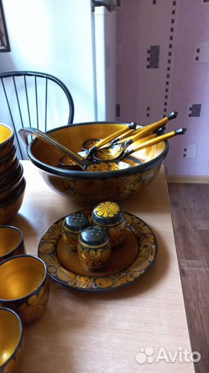 Набор для окрошки хохлома СССР