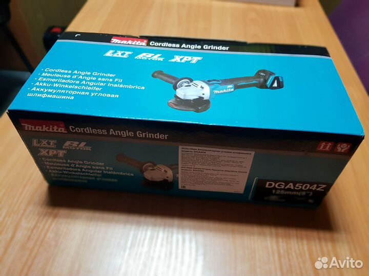 Аккумуляторная ушм Makita DGA504Z