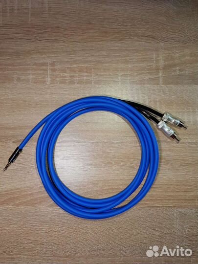 AUX кабель Canare 1,2м 2RCA-Jack 3.5