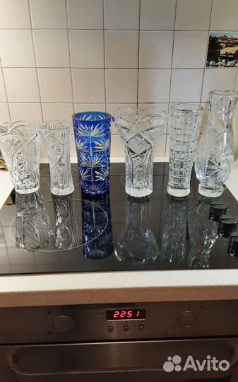 Вазы хрустальные СССР новые