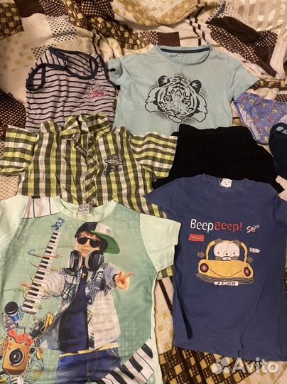 Большой пакет вещей на мальчика 4 5 6 лет