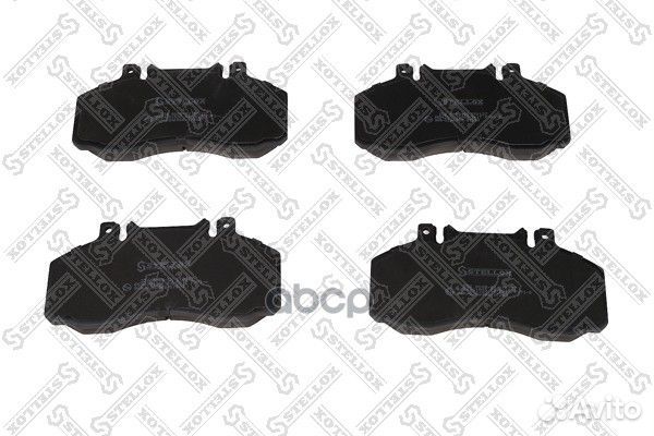 256 000B-SX колодки дисковые п. с антискрип. п