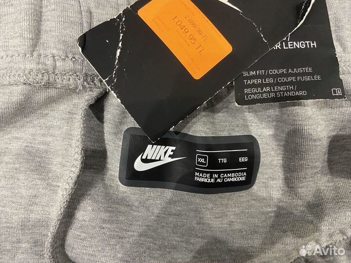 Штаны мужские nike tech fleece