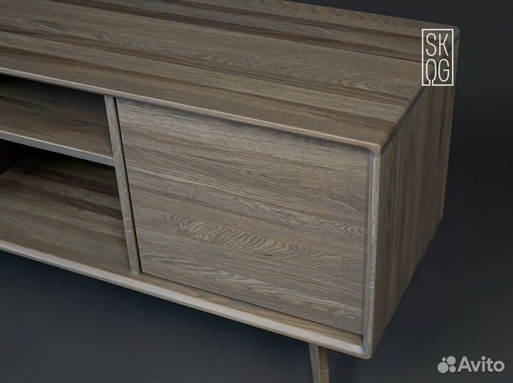 Тумба тв «Обычная» из дуба