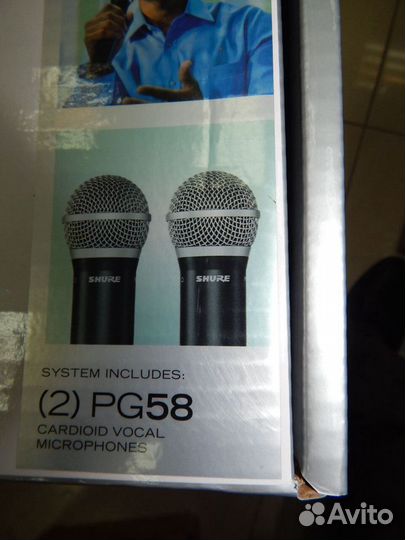 Shure BLX288/PG58 Вокальная радиосистема