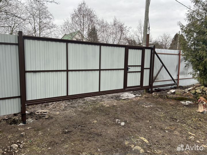 Ворота и заборы под ключ