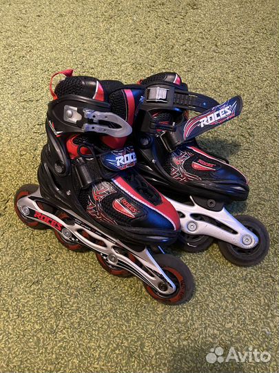 Роликовые коньки roces раздвижные 30-33