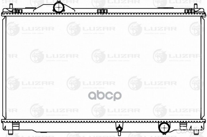 Радиатор охлаждения двигателя lexus IS II 05- 2