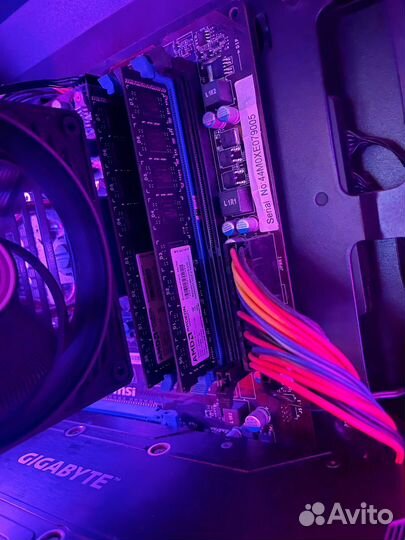 Комплект материнская плата, проц, видеокарта, бп