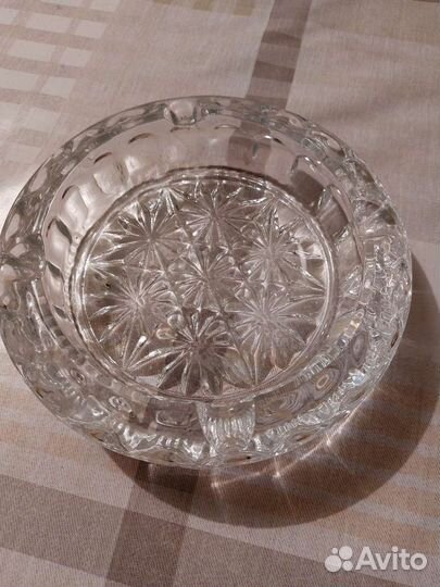 Хрустальная пепельница