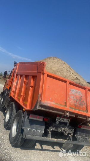 Песок щебень доставка камаз