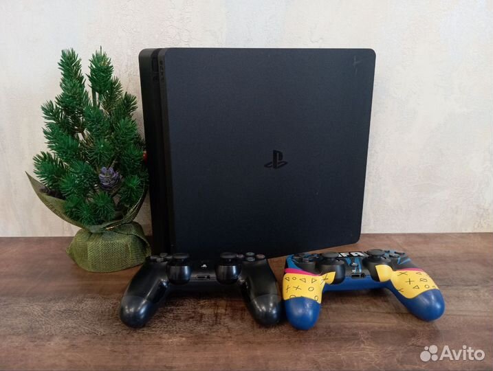 Sony PlayStation 4 Slim 500gb черный