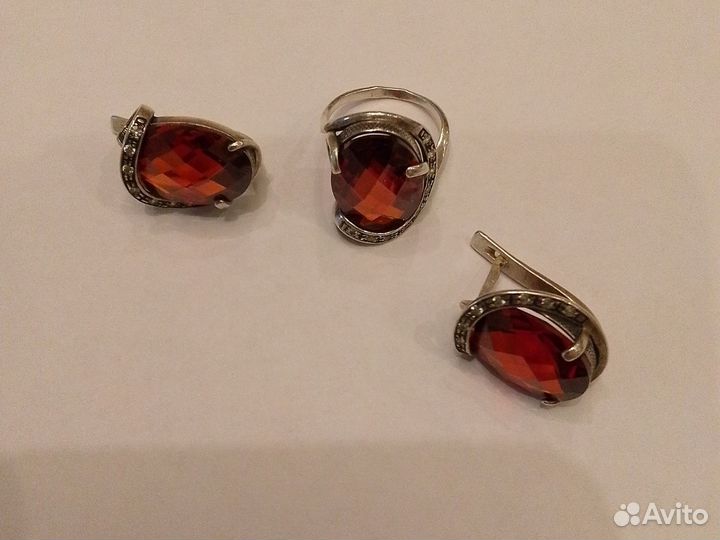 Серьги и кольцо