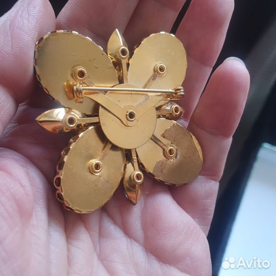 Винтажная брошь США