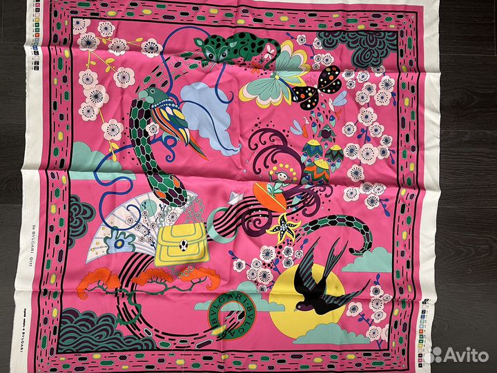 Платок шелковый Bulgari