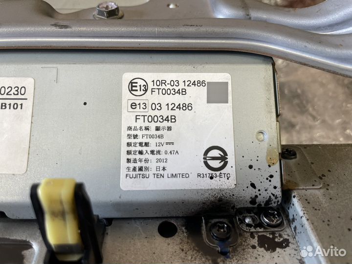 Монитор lexus LX570 2012-2015