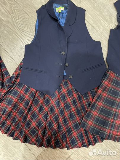 Форма школьная на девочку 128 размер (1й класс)