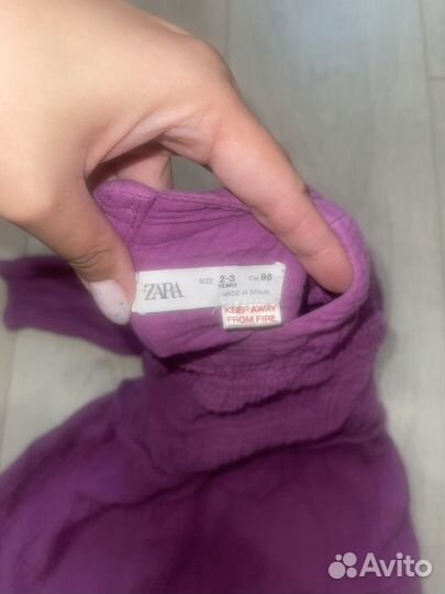 Платье для девочки zara 98