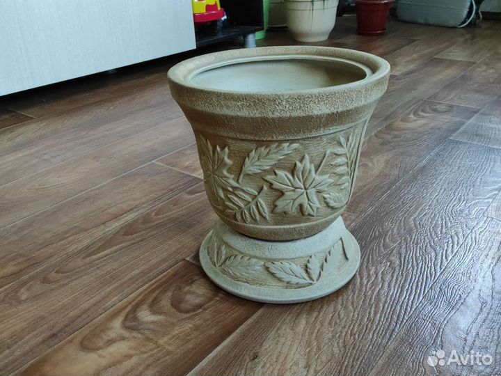 Горшок керамический напольный