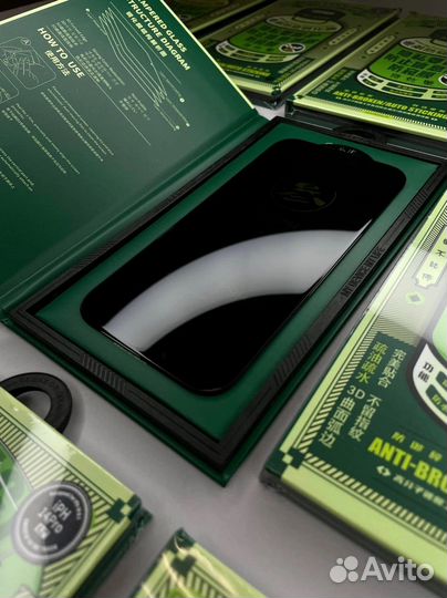 Защитное стекло антишпион для iPhone 14 / 14 Pro