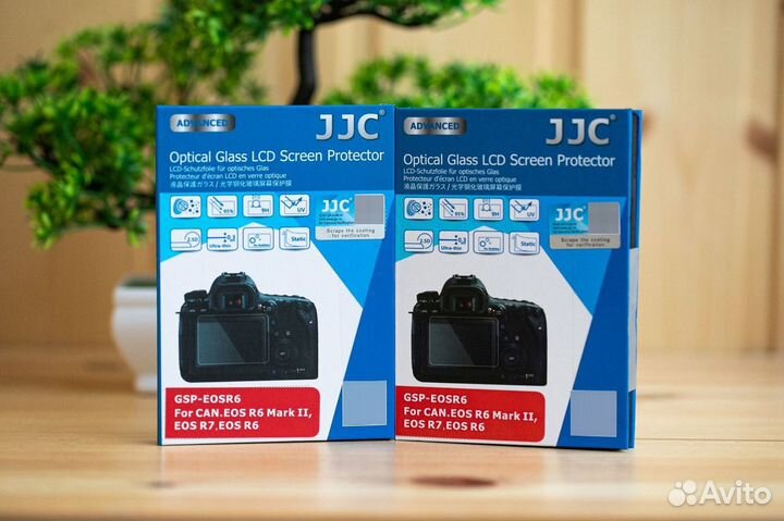 Защитное стекло JJC для Canon RP R8 R6 R5