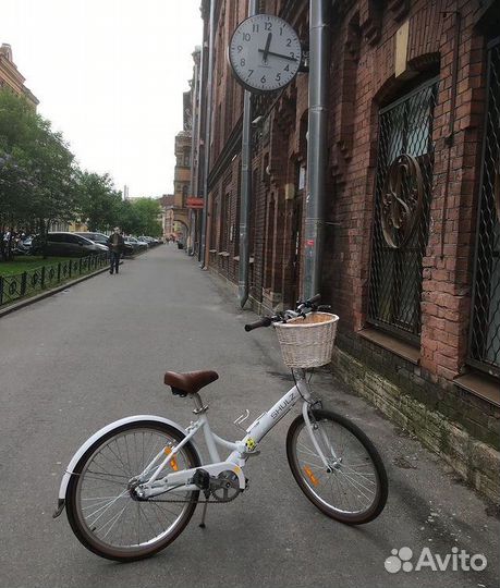 Корзина плетёная для велосипеда ручная работа