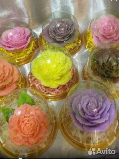 Букет цветов из мыла