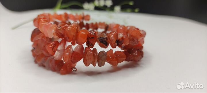 Женский браслет из натурального агата