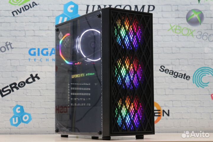 Игровой пк Intel i3-12100F + Palit RTX 3070 8Gb