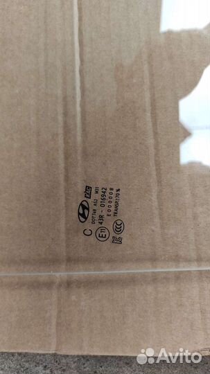 Стекло заднее правое Хэндай Солярис 2