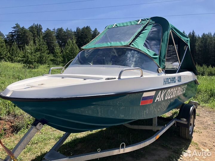 Каскад 430+Mercury 30+прицеп 2014 года