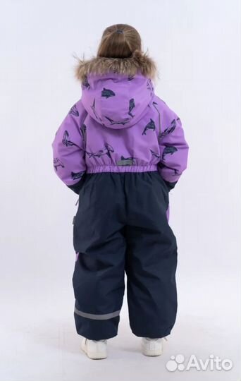 Комбинезон зимний для девочки новый