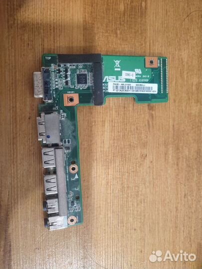 Плата USB разъемов Asus A52, K52, X52