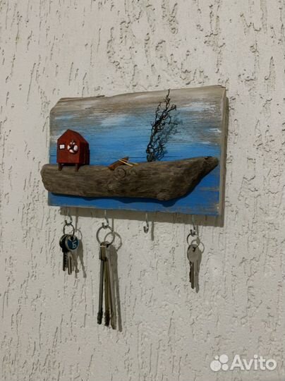 Ключница настенная из дерева