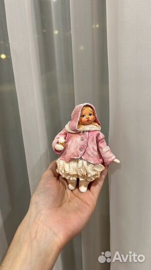 Ватные елочные игрушки