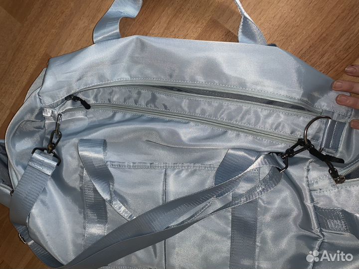 Cумка спортивная голубая