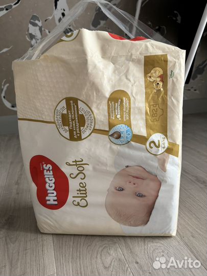 Подгузники huggies elite soft 2