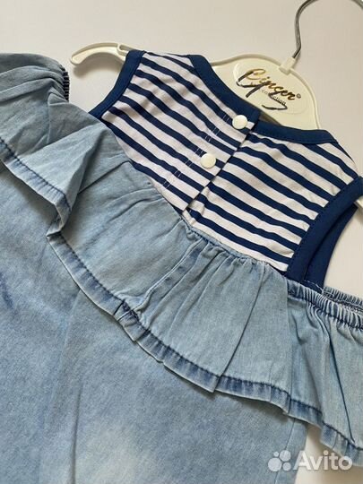 Джинсовое платье для девочки