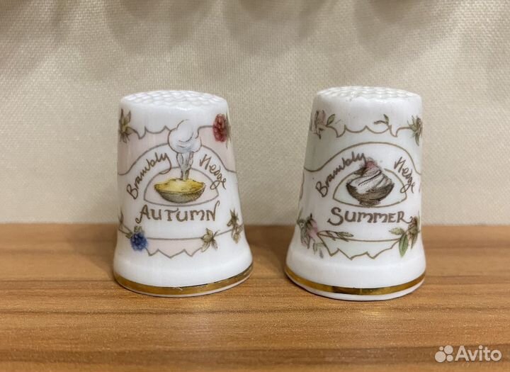 2 коллекционеых наперстка, Англия