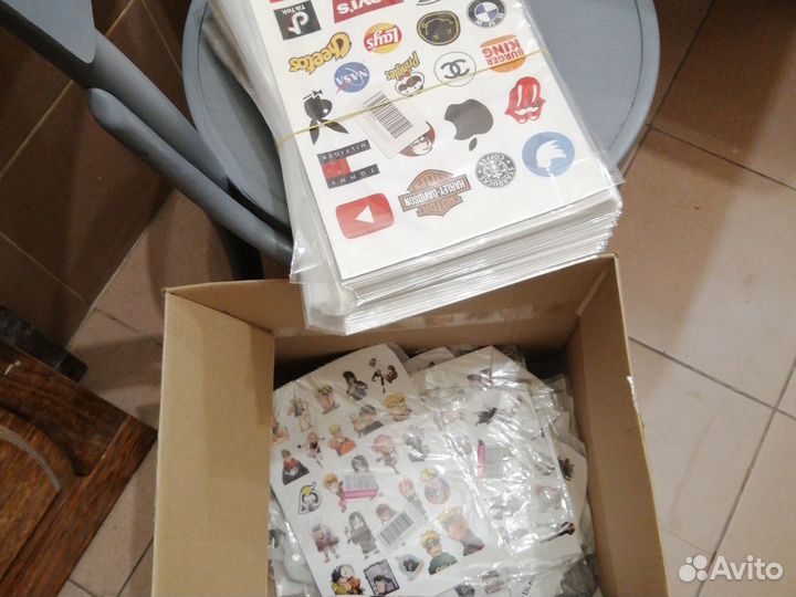 Наклейки стикеры аниме
