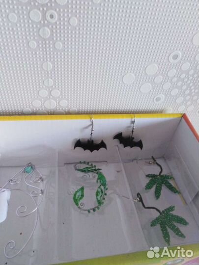 Серьги и каффы ручной работы