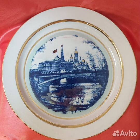 Блюдо фарфор бфз (СССР) 1973 -1991 г 34,5 см