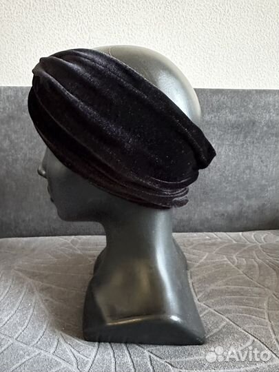 Повязка на голову бархатная