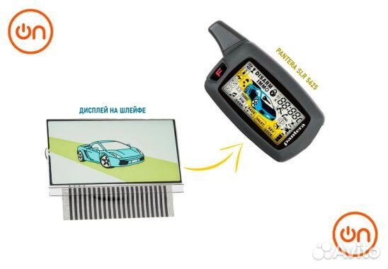 Дисплей на шлейфе Pantera SLR5625/5650