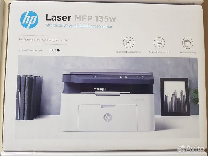 Новые мфу HP MFP135W С wifi расчиповка в подарок