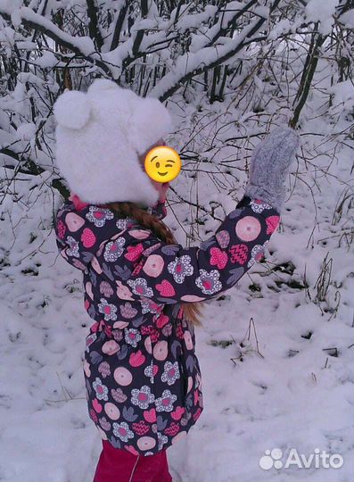 Пакет зимней одежды для девочки 110-116см