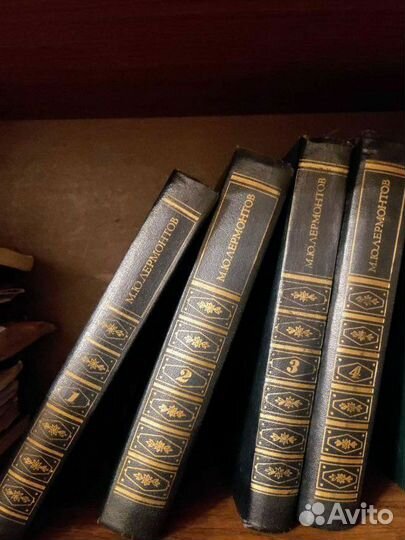 Лермонтов, собрание сочинений в 4-х т. (комплект)