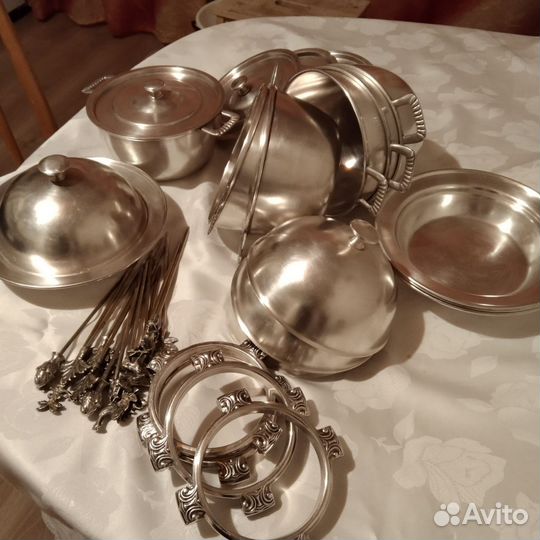Мельхиоровая посуда